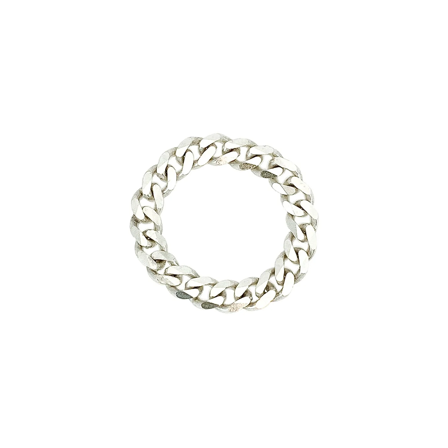 アクセサリー 530park Curb Chain-S Ring 925 Curb Chain Combination Ring